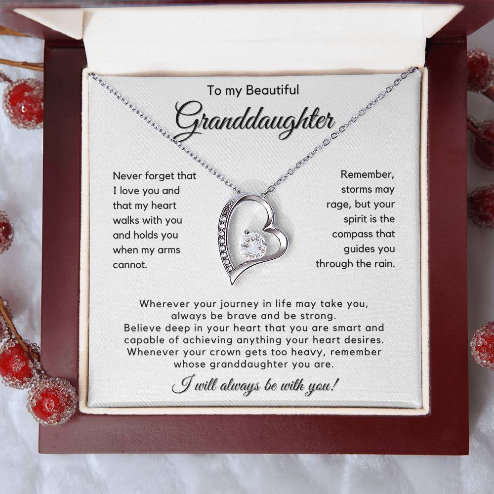 To My Granddaughter - I Will Always Be With You. - JL0021