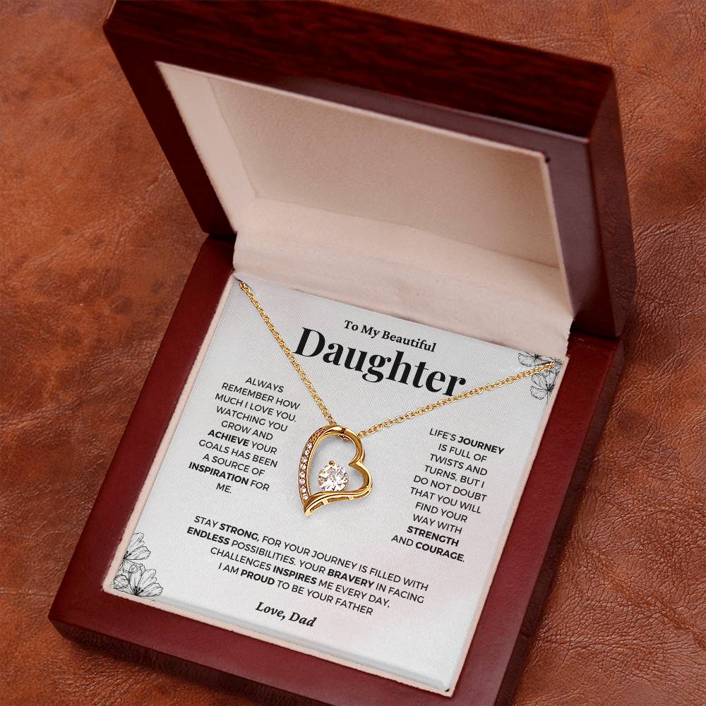 Gift For Daughter From Dad - I Am Proud To Be Your Father - JL0055
