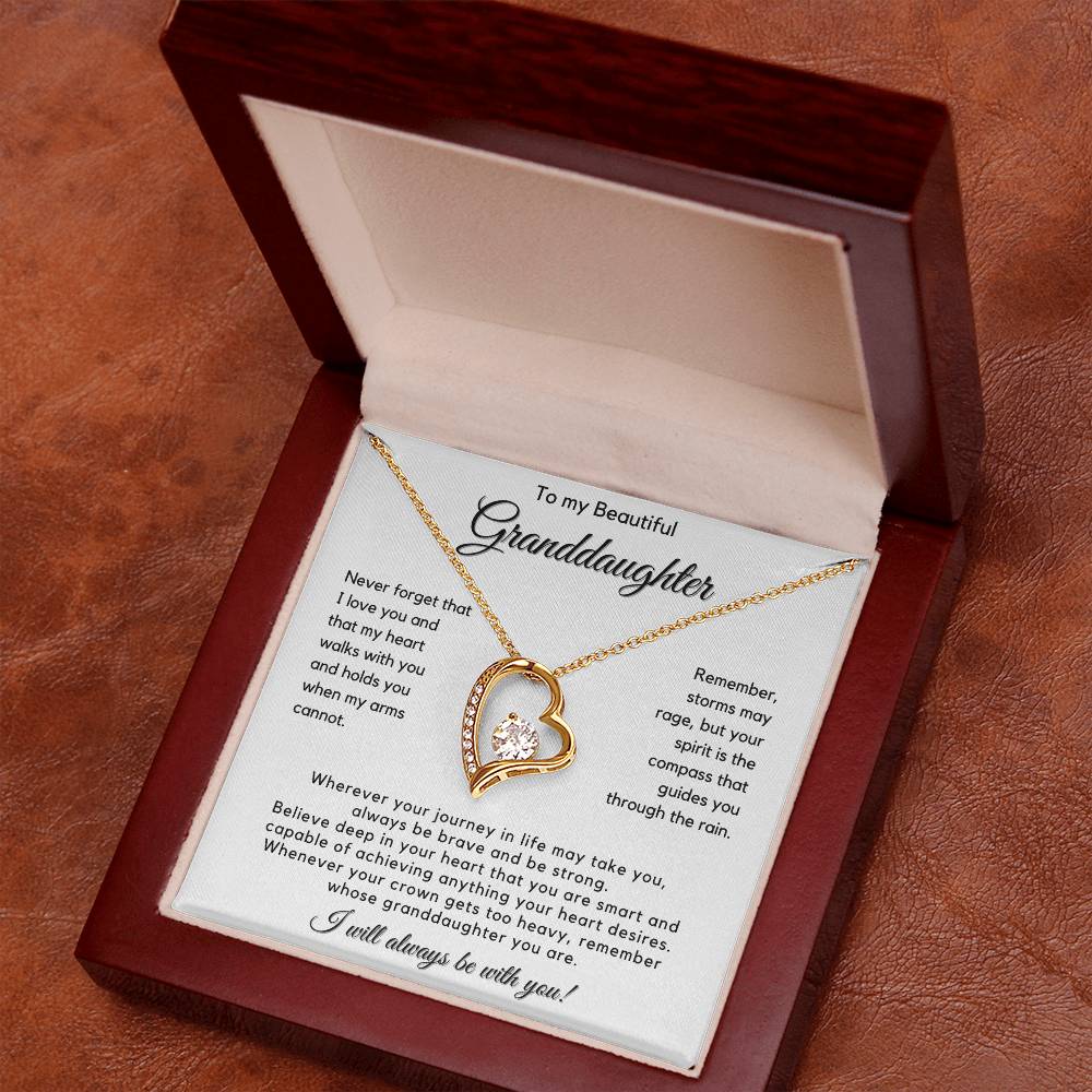 To My Granddaughter - I Will Always Be With You. - JL0021