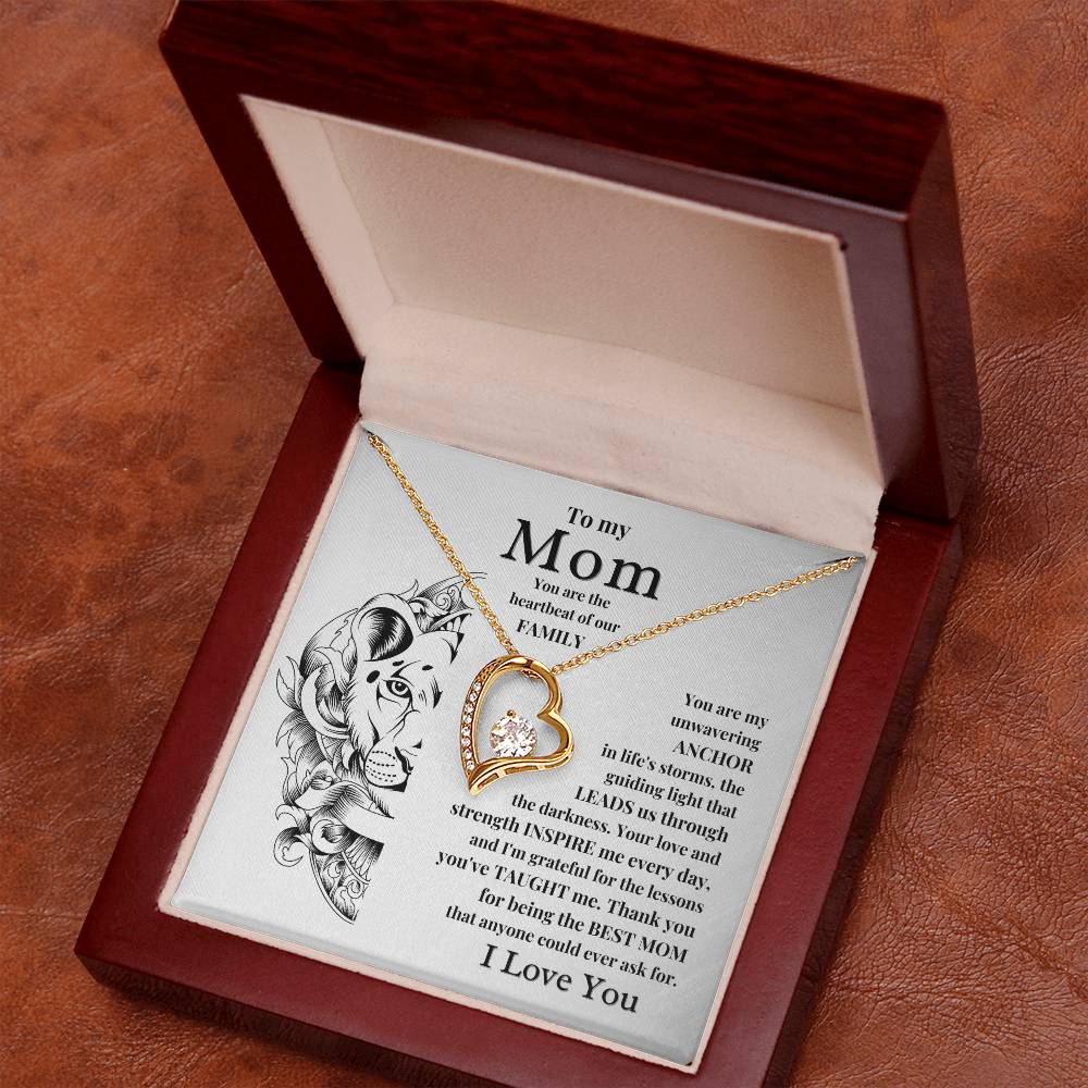 Gift For Mom From Son or Daughter - You Are The Heartbeat Of Our Family - JL0061