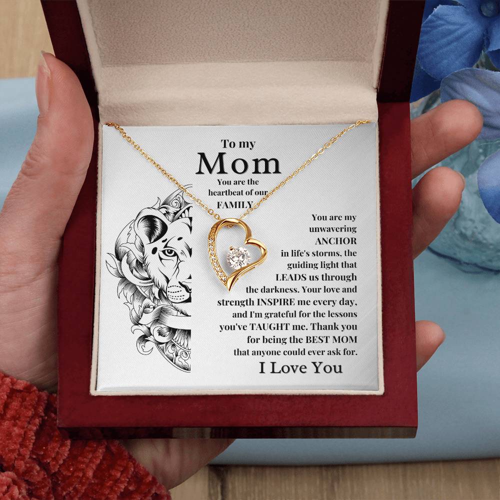 Gift For Mom From Son or Daughter - You Are The Heartbeat Of Our Family - JL0061