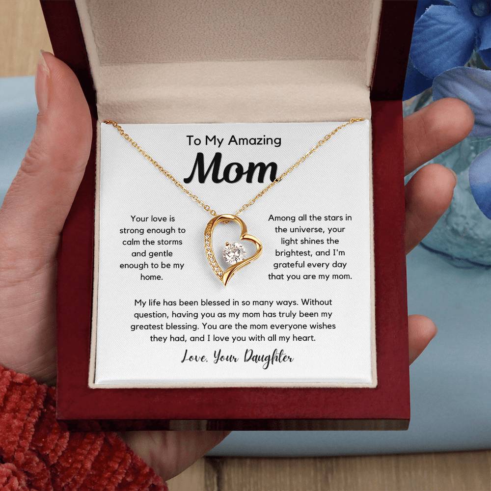 Gift For Mom From Daughter - Your Love Is Strong Enough To Calm The Storm - JL0072