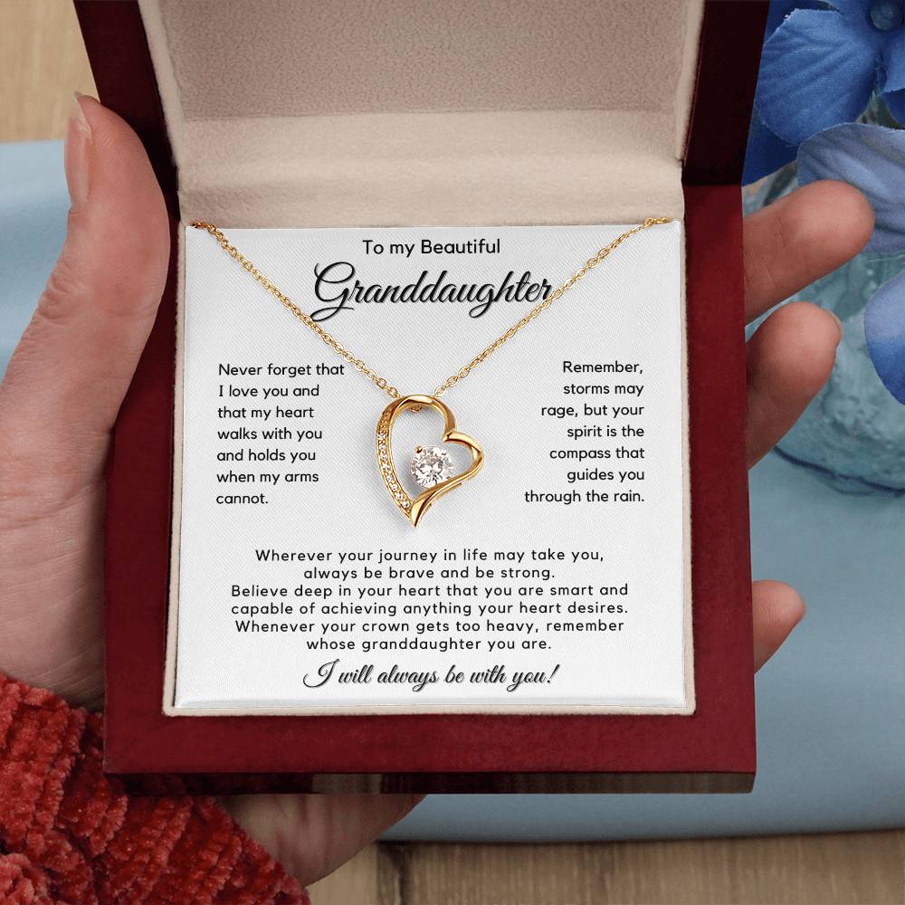 To My Granddaughter - I Will Always Be With You. - JL0021