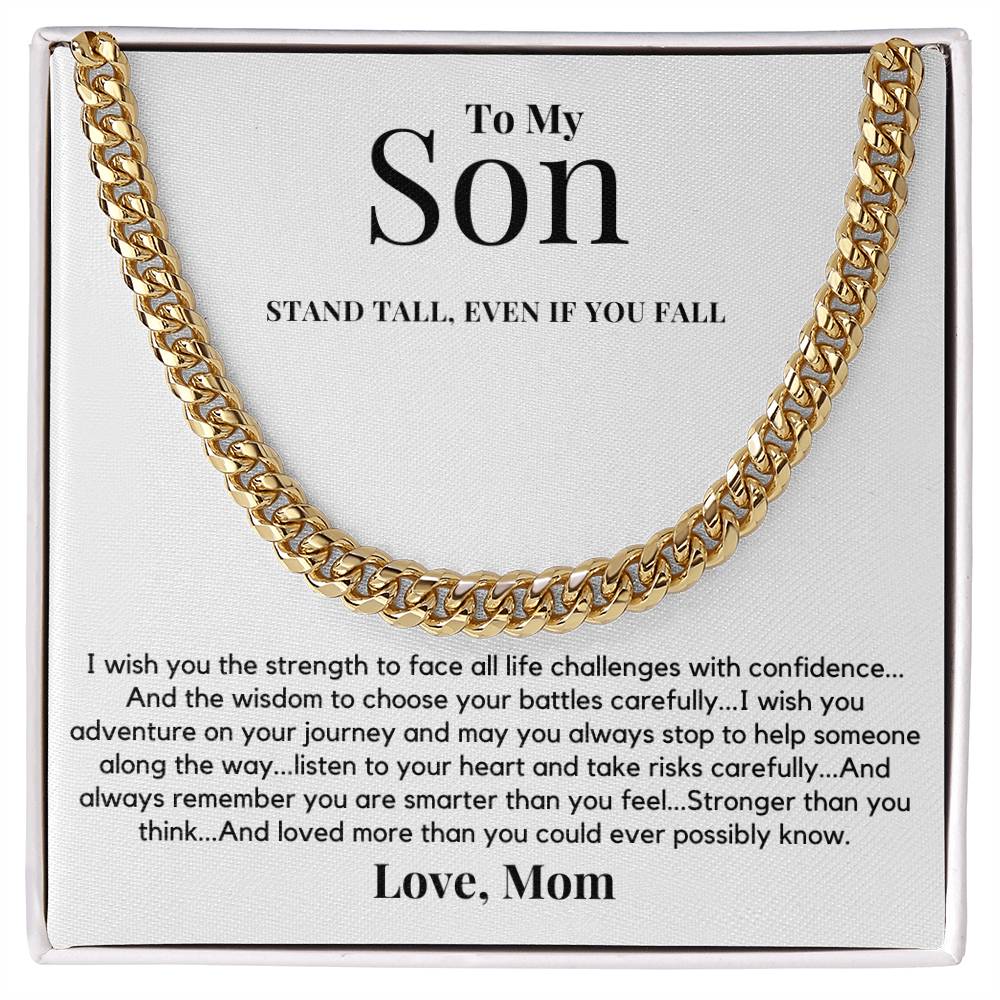 To My Son - Face All Life Challenges With Confidence - JL0035