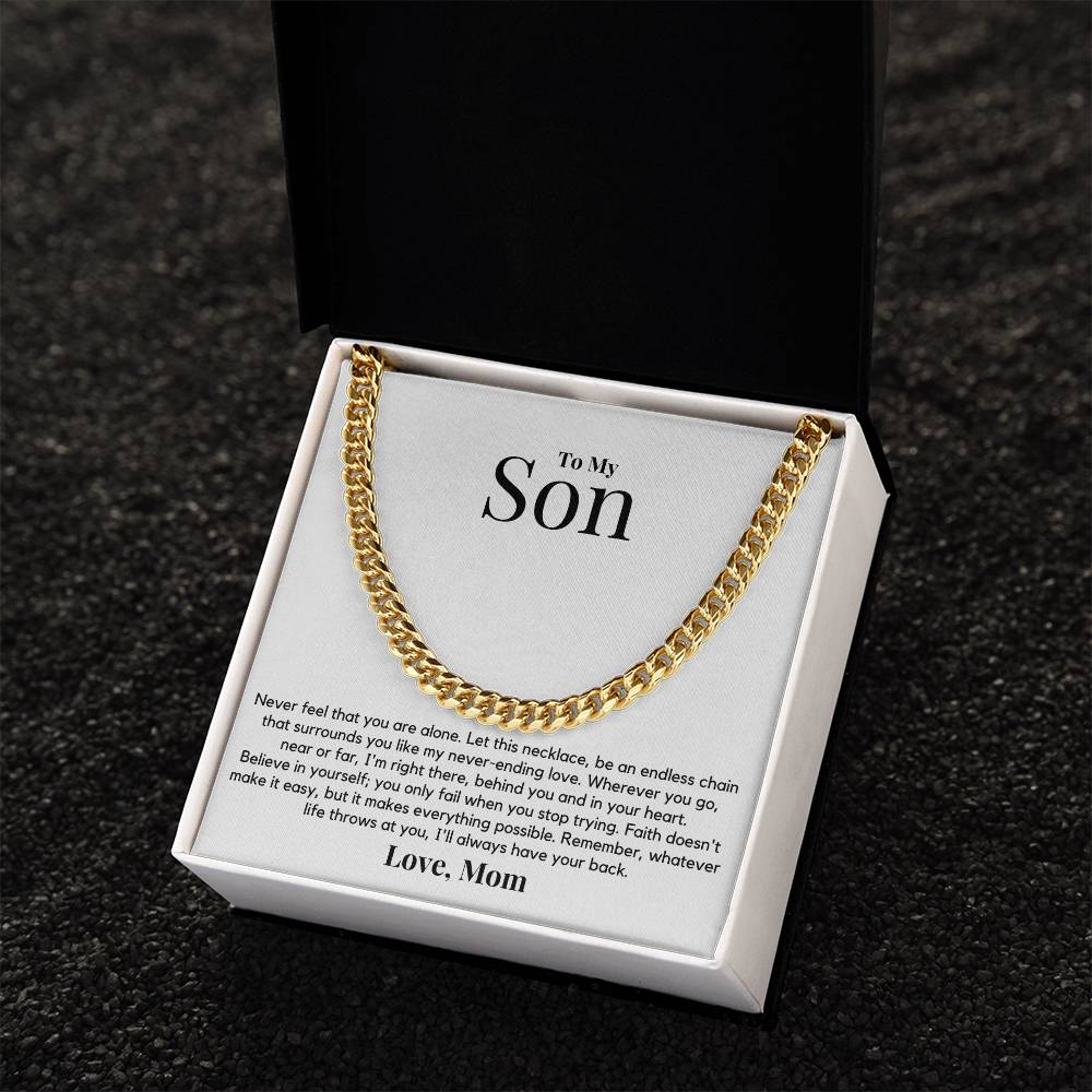 To My Son - Never feel That you Are Alone - JL0038
