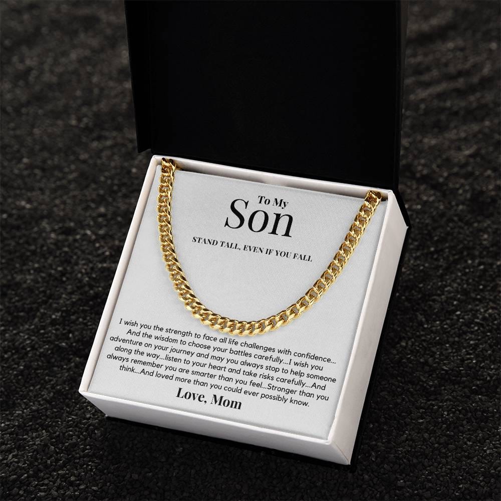To My Son - Face All Life Challenges With Confidence - JL0035