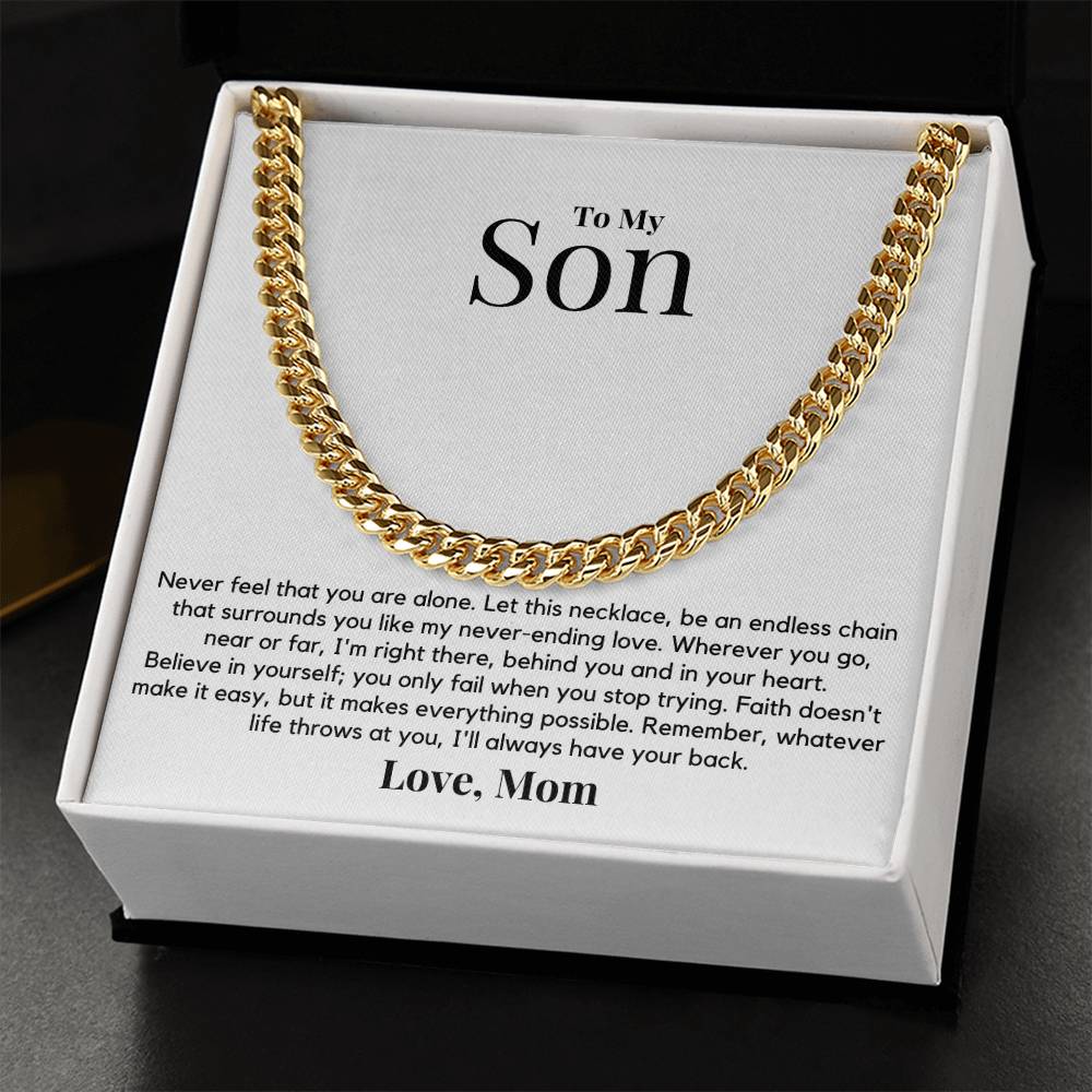 To My Son - Never feel That you Are Alone - JL0038