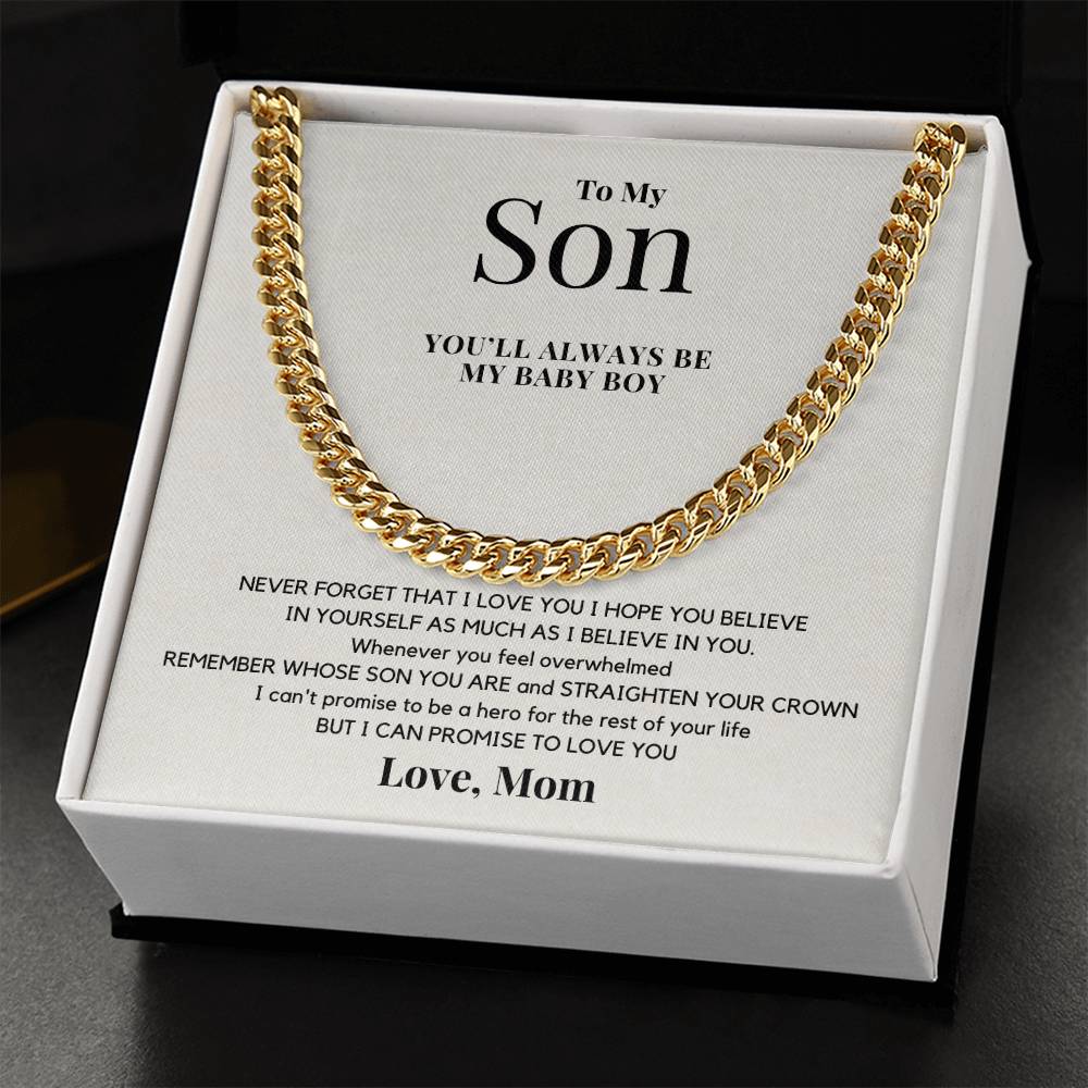 To My Son - You Will Always Be My Baby Boy - JL0037