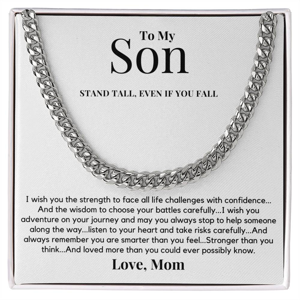 To My Son - Face All Life Challenges With Confidence - JL0035