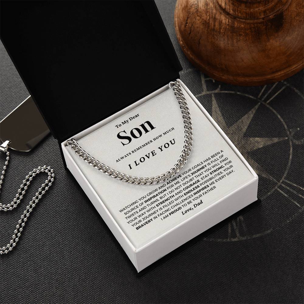 Gift For Son From Dad - I Am Proud To Be Your Father - JL0052