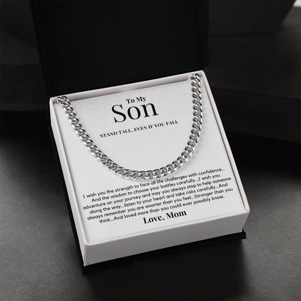 To My Son - Face All Life Challenges With Confidence - JL0035