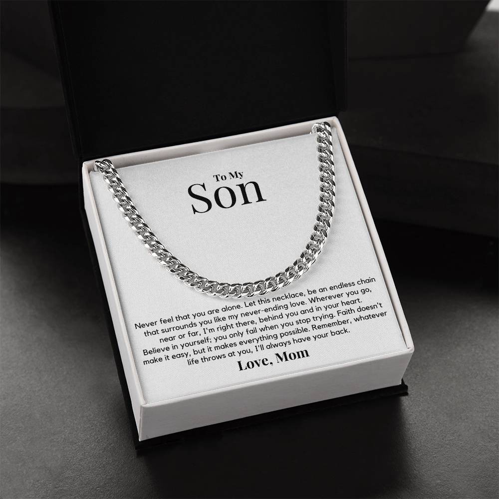 To My Son - Never feel That you Are Alone - JL0038