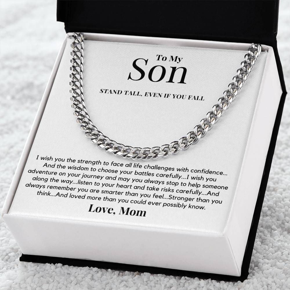 To My Son - Face All Life Challenges With Confidence - JL0035