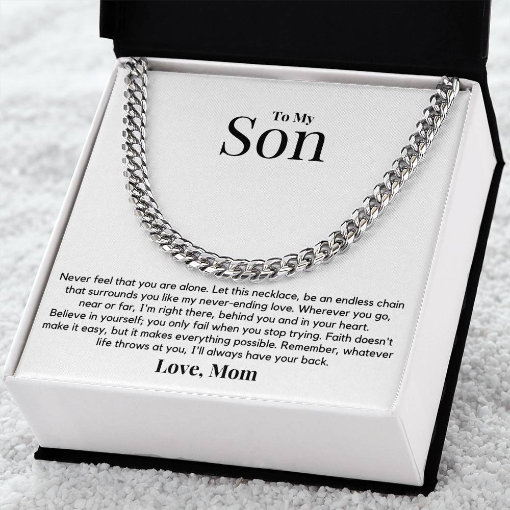 To My Son - Never feel That you Are Alone - JL0038