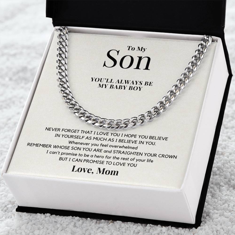 To My Son - You Will Always Be My Baby Boy - JL0037