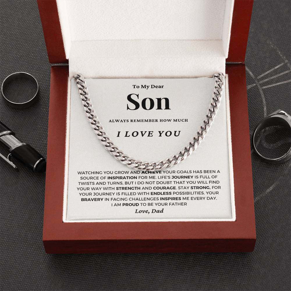 Gift For Son From Dad - I Am Proud To Be Your Father - JL0052