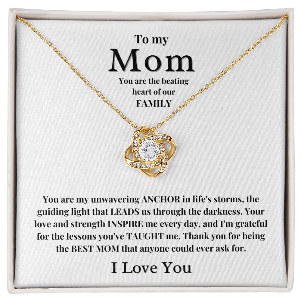 Gift For Mom From Son or Daughter - You Are The Beating Heart Of Our Family - JL0060