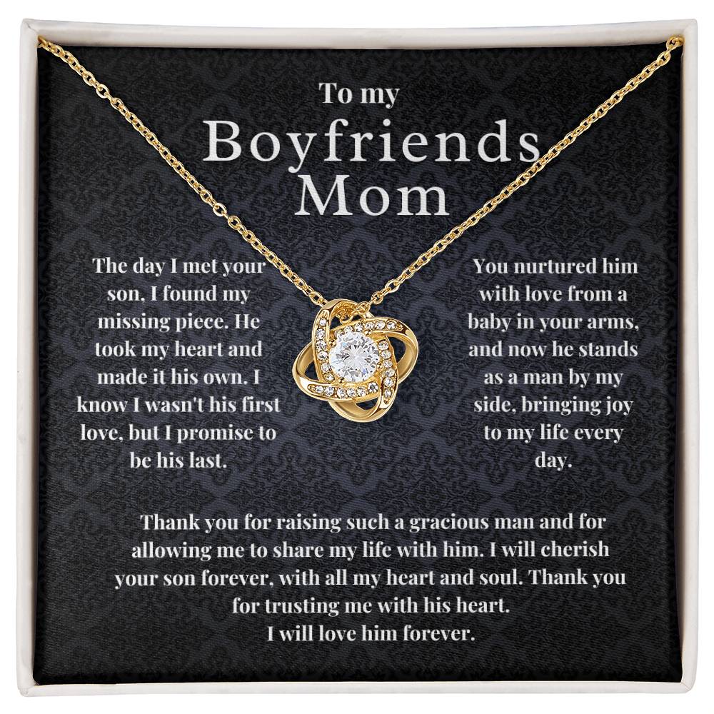 Gift For Boyfriends Mom - Thank You For Trusting Me With His Heart - JL0062
