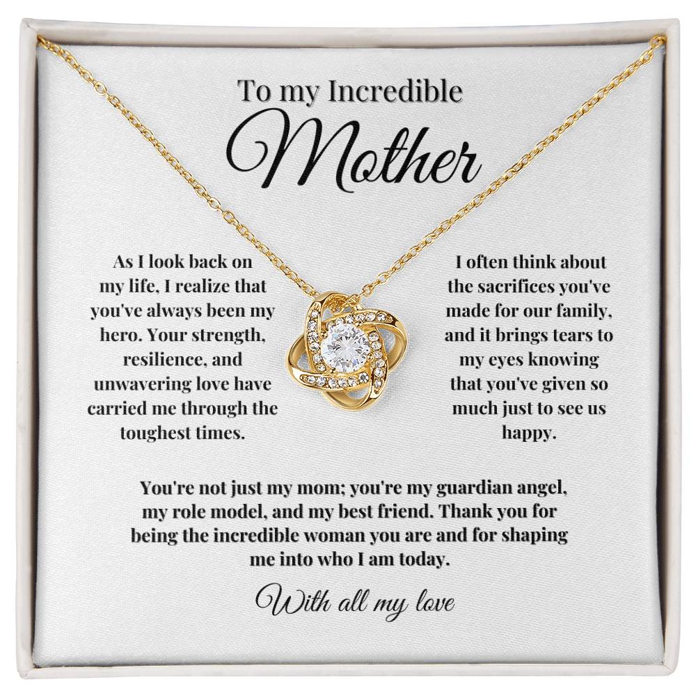 Gift For Mom From Son or Daughter - I Realize That You've Always Been My Hero - JL0063