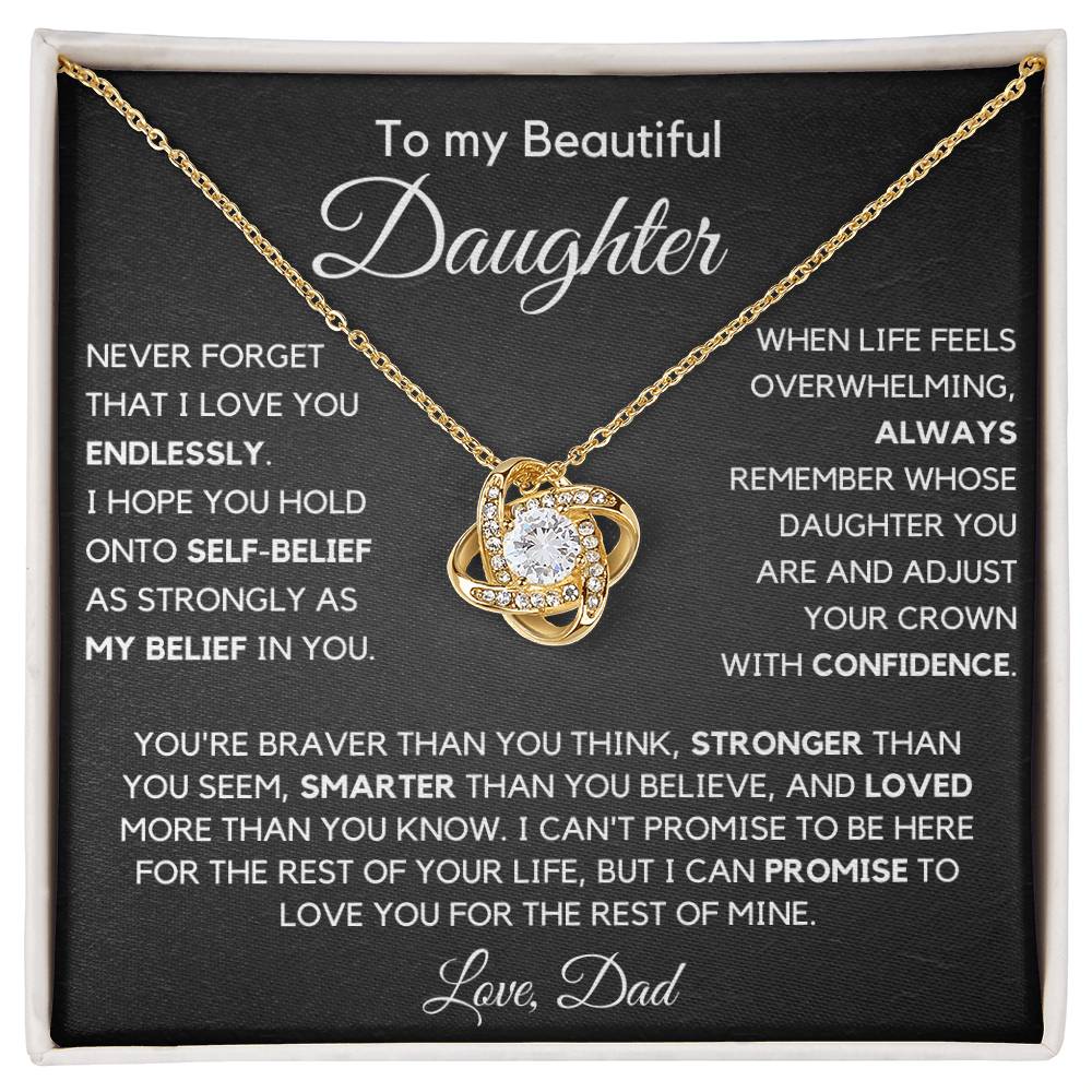 Gift For Daughter From Dad - You're Braver Than You Think - JL0022