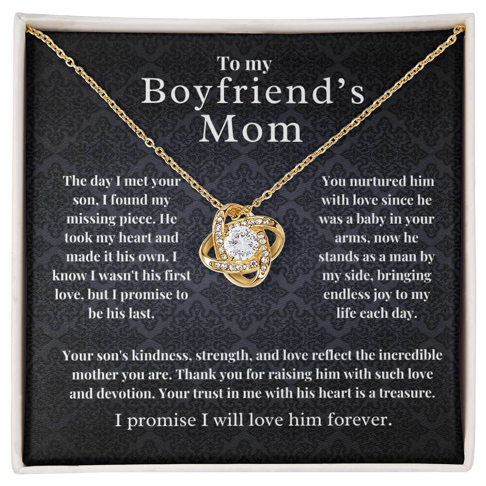 Gift For Boyfriends Mom - I Promise I will Love Him Forever - JL0069