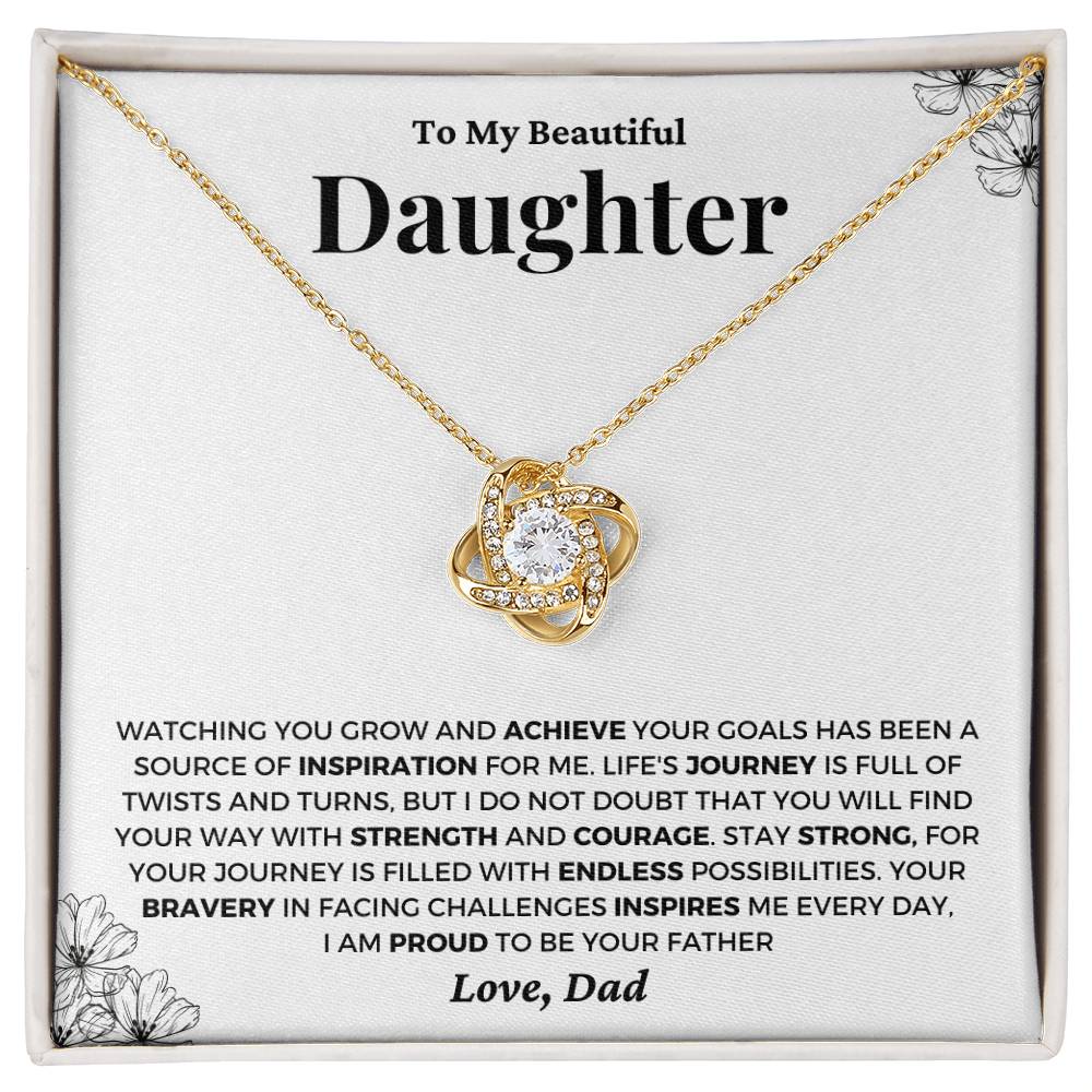 Gift For Daughter From Dad - I Am Proud To Be Your Father - JL0059