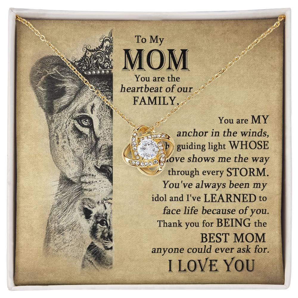 Gift for Mom From Son - You Are The Heartbeat Of Our Family