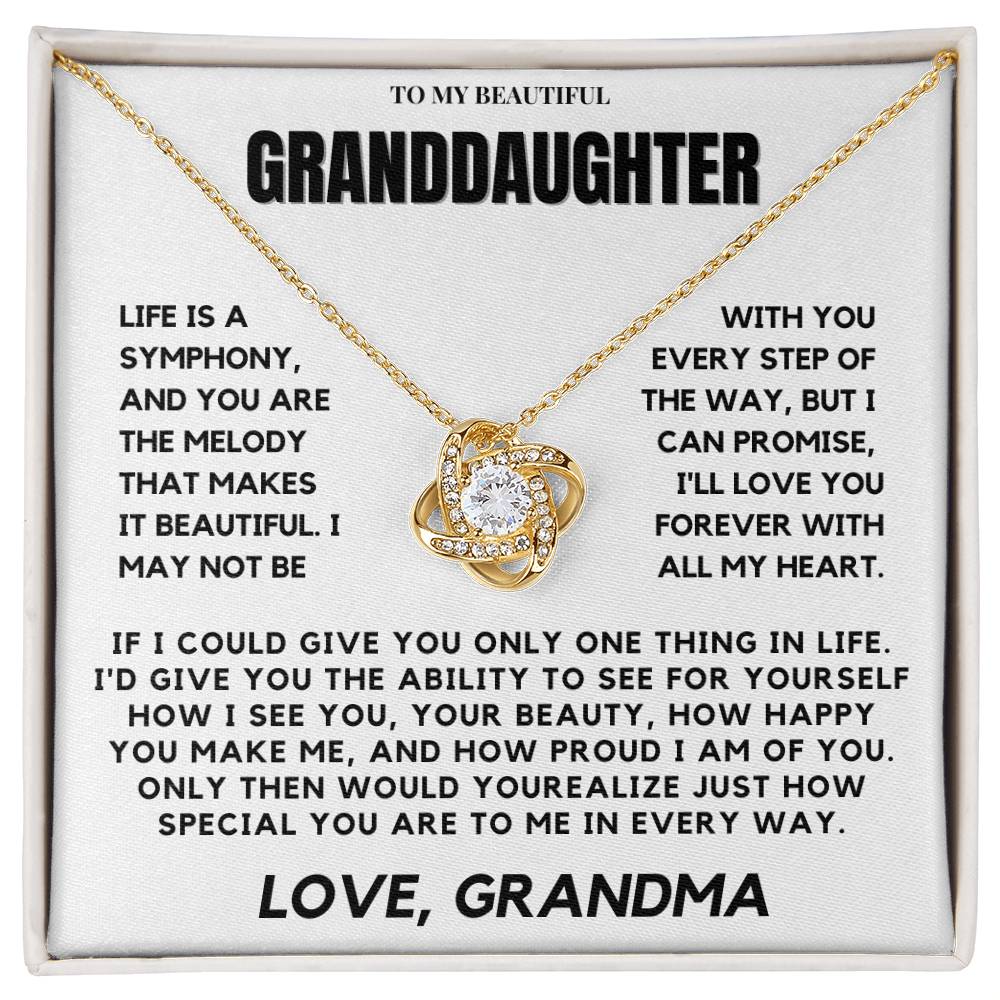 Gift For Granddaughter From Grandma - Every Step Of The Way - JL0085