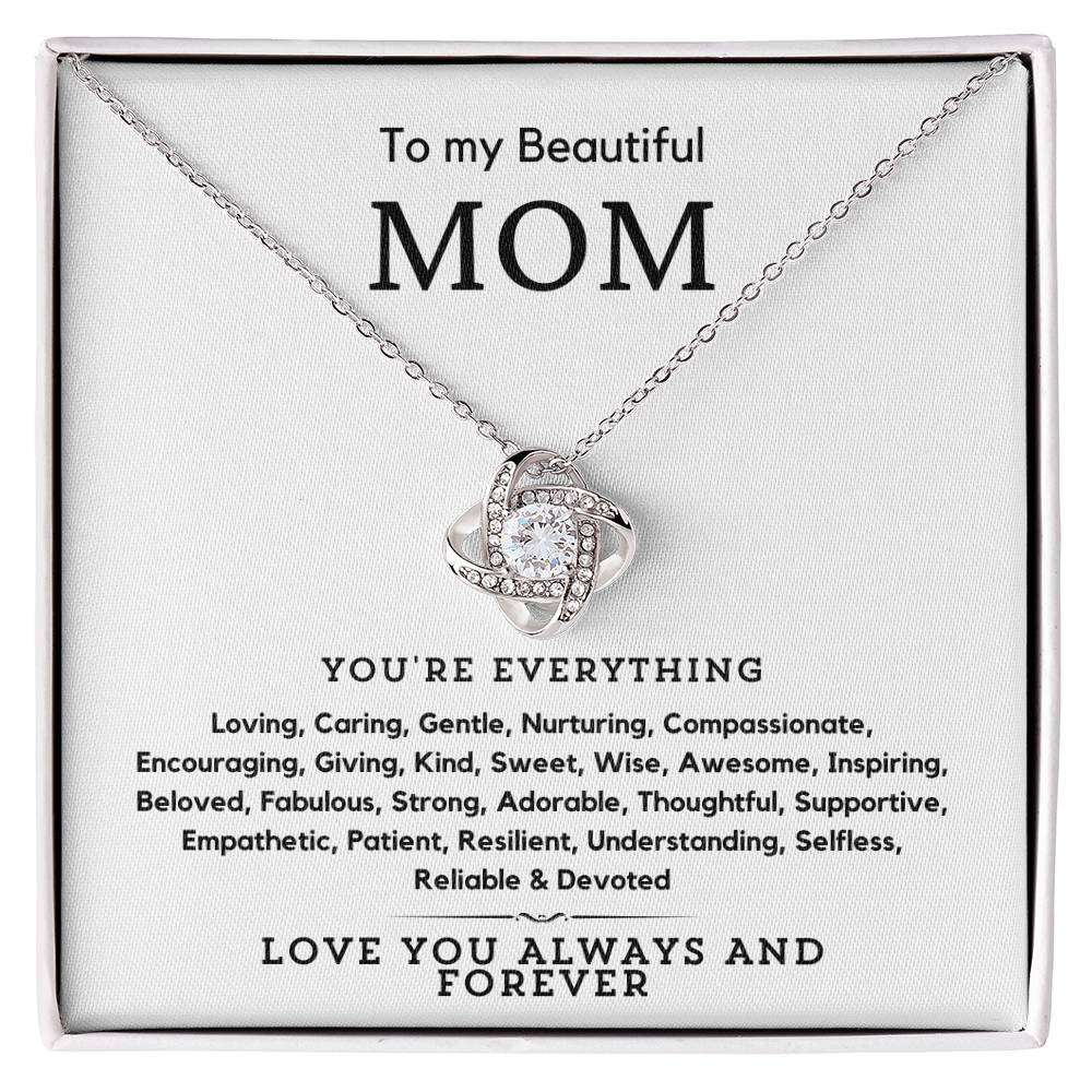 Gift For Mom From Daughter Or Son - You're Everything - JL0076