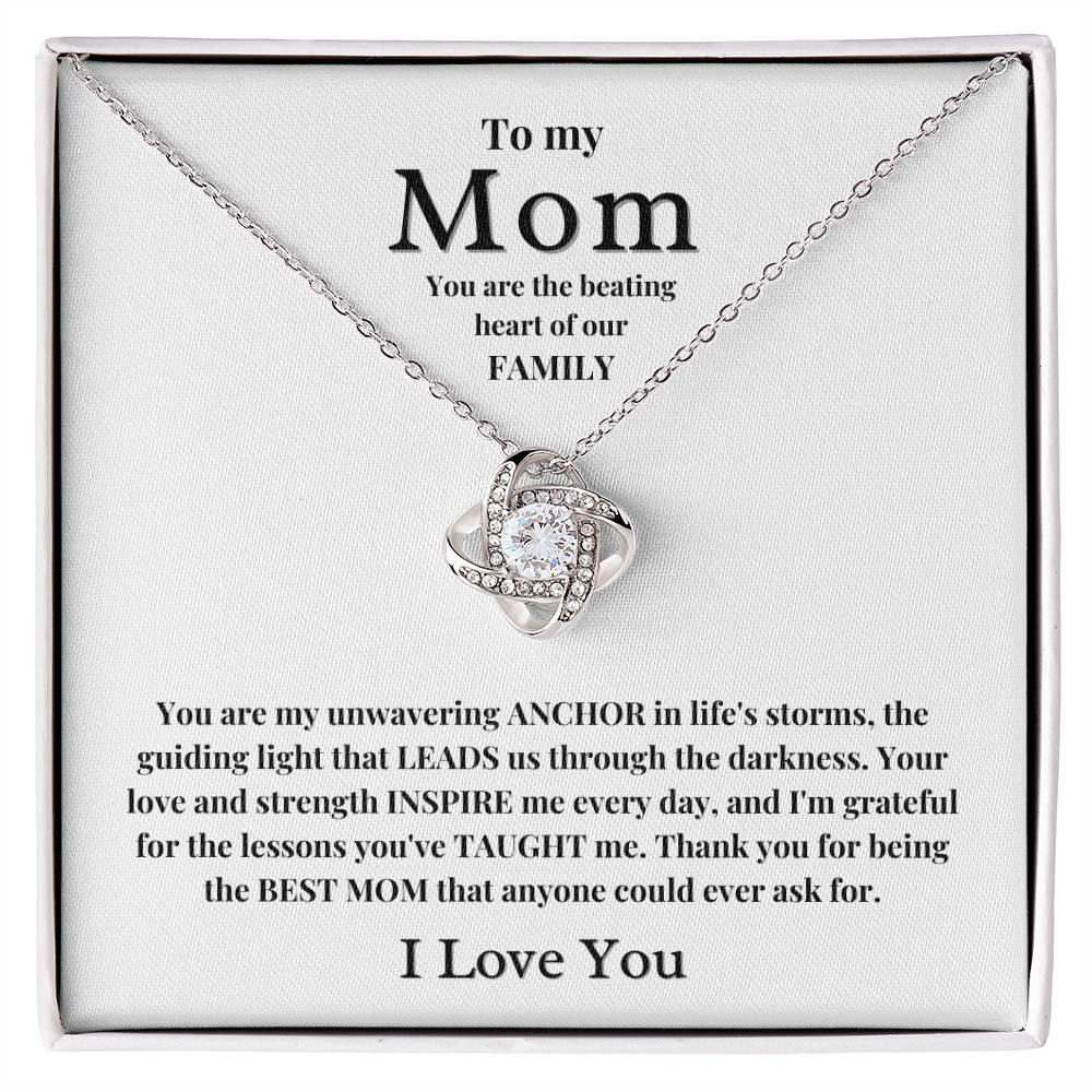Gift For Mom From Son or Daughter - You Are The Beating Heart Of Our Family - JL0060
