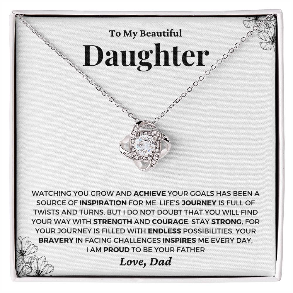 Gift For Daughter From Dad - I Am Proud To Be Your Father - JL0059