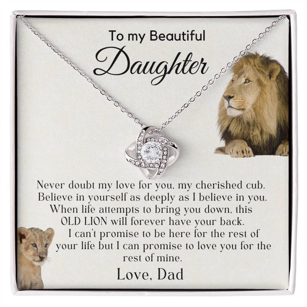 Gift For Dad To Daughter - My Cherished Cub - JL0007
