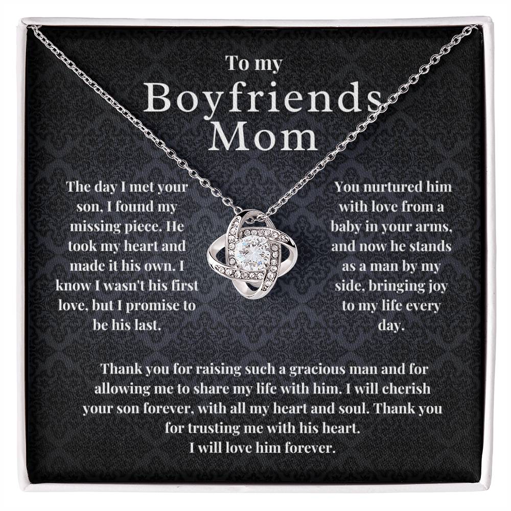 Gift For Boyfriends Mom - Thank You For Trusting Me With His Heart - JL0062
