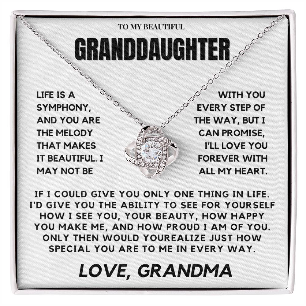 Gift For Granddaughter From Grandma - Every Step Of The Way - JL0085