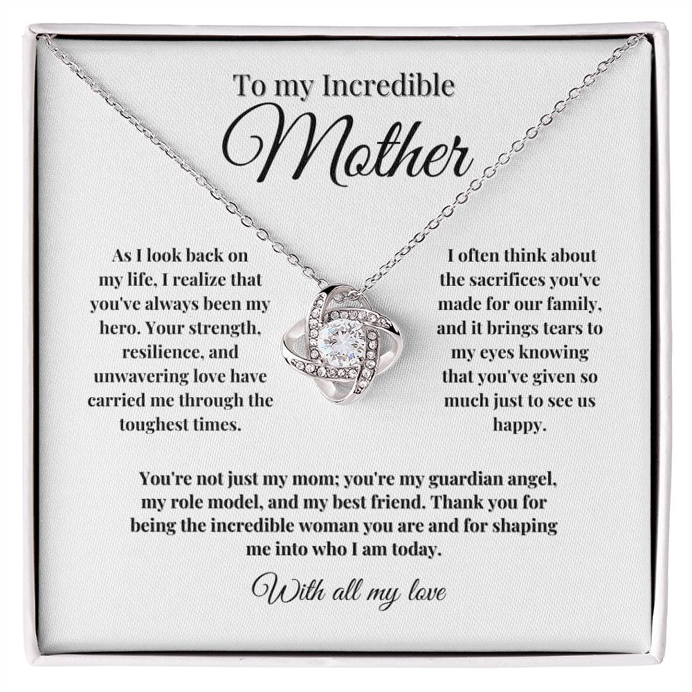 Gift For Mom From Son or Daughter - I Realize That You've Always Been My Hero - JL0063