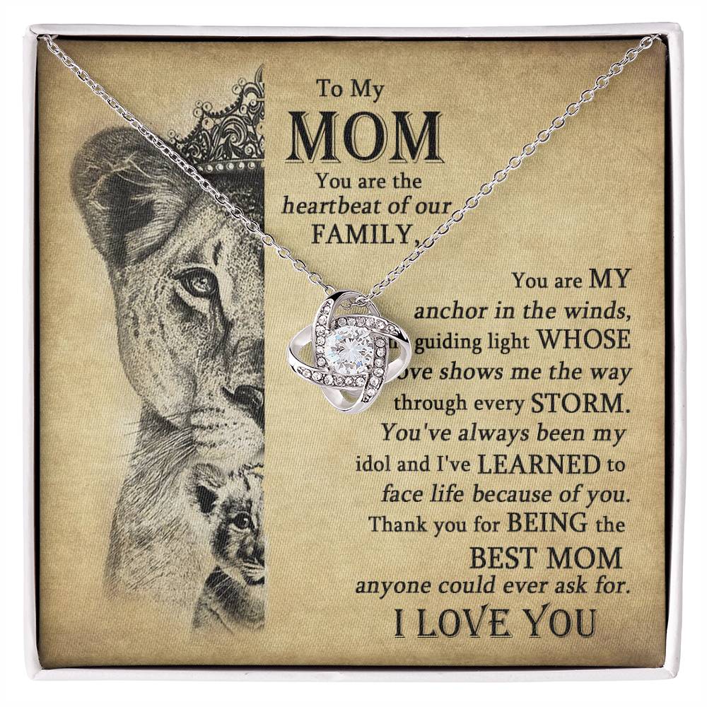 Gift for Mom From Son - You Are The Heartbeat Of Our Family