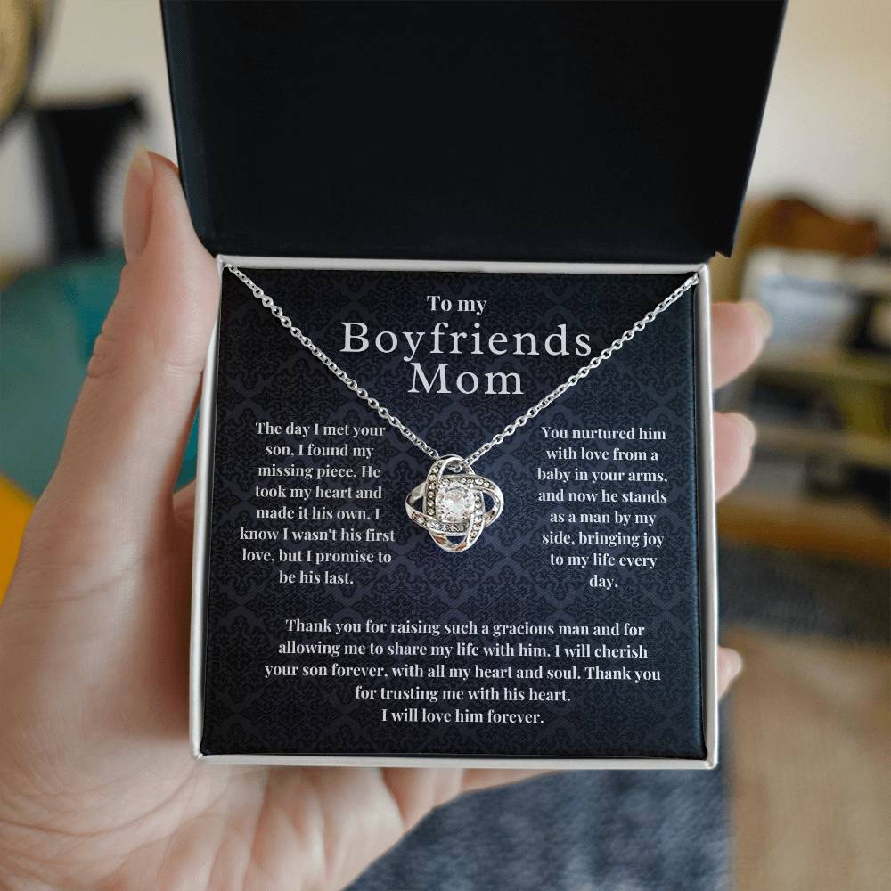 Gift For Boyfriends Mom - Thank You For Trusting Me With His Heart - JL0062
