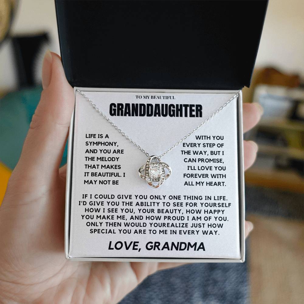 Gift For Granddaughter From Grandma - Every Step Of The Way - JL0085