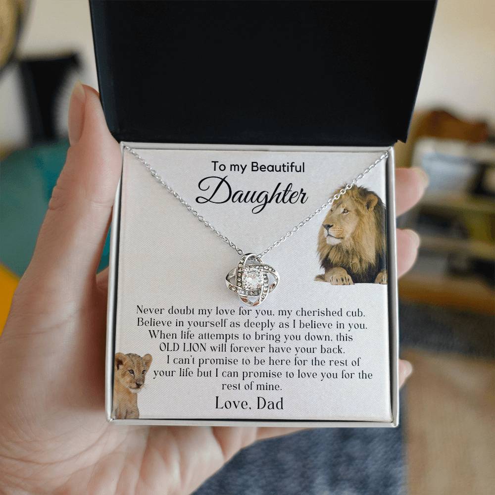 Gift For Dad To Daughter - My Cherished Cub - JL0007