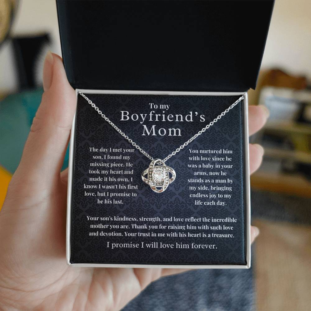 Gift For Boyfriends Mom - I Promise I will Love Him Forever - JL0069