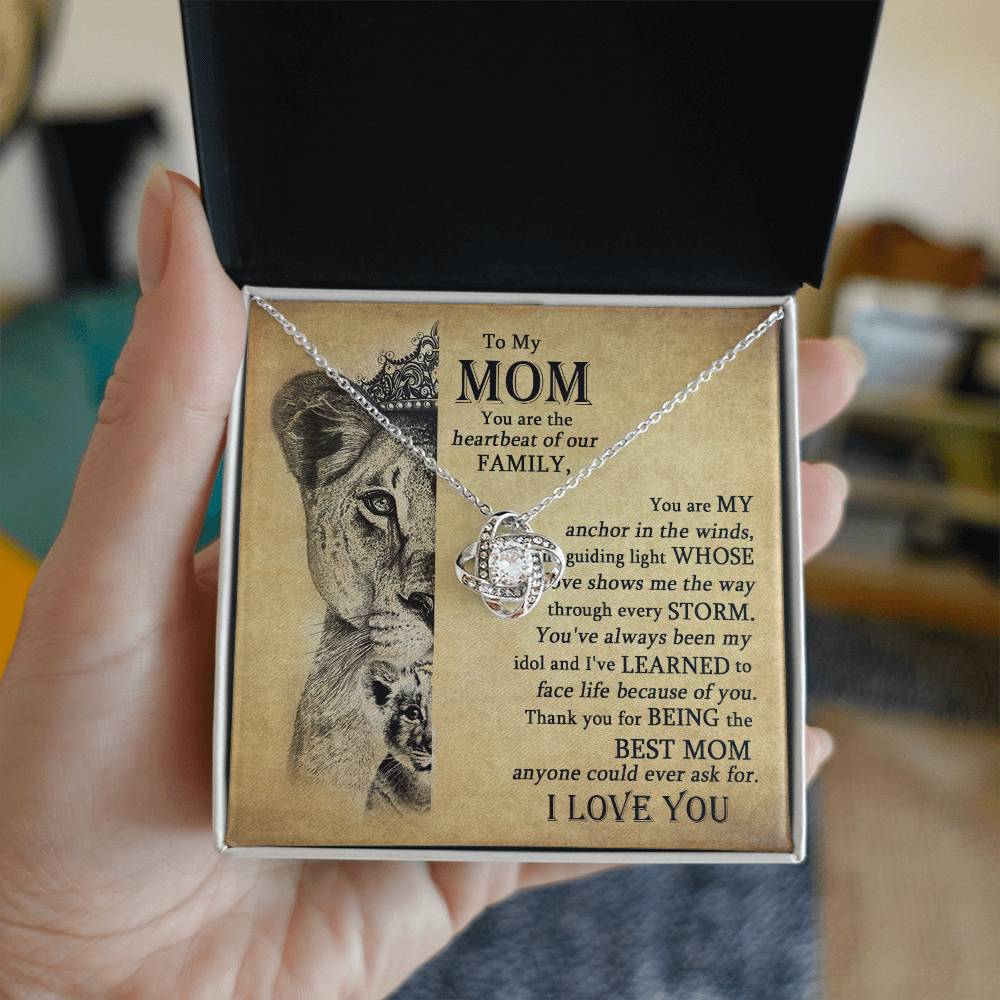 Gift for Mom From Son - You Are The Heartbeat Of Our Family