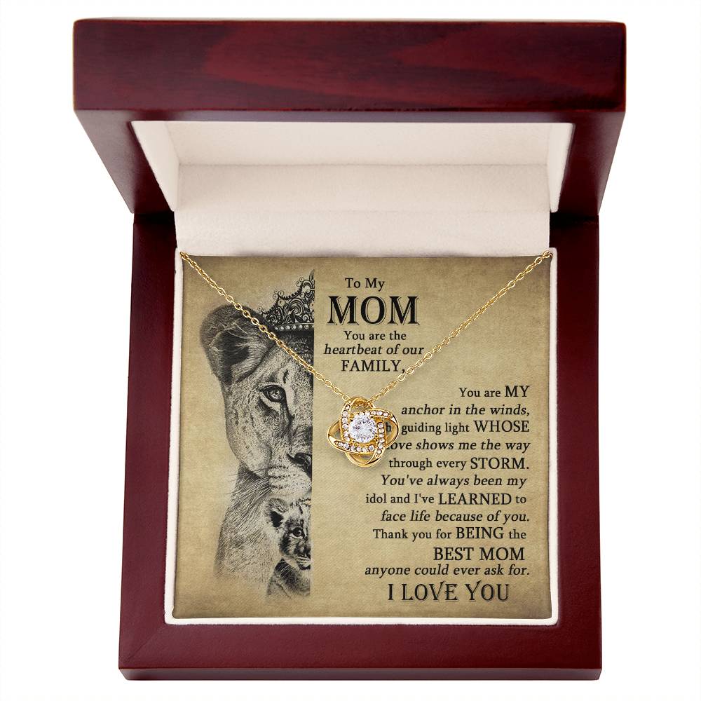 Gift for Mom From Son - You Are The Heartbeat Of Our Family