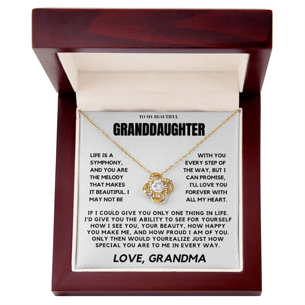 Gift For Granddaughter From Grandma - Every Step Of The Way - JL0085