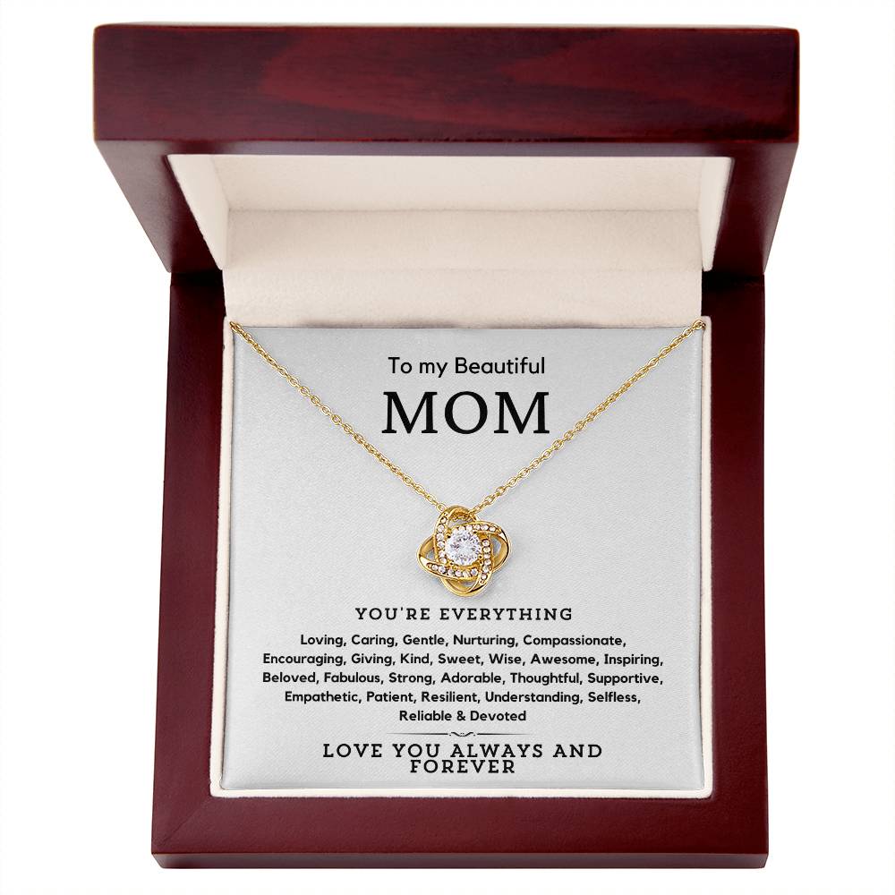 Gift For Mom From Daughter Or Son - You're Everything - JL0076