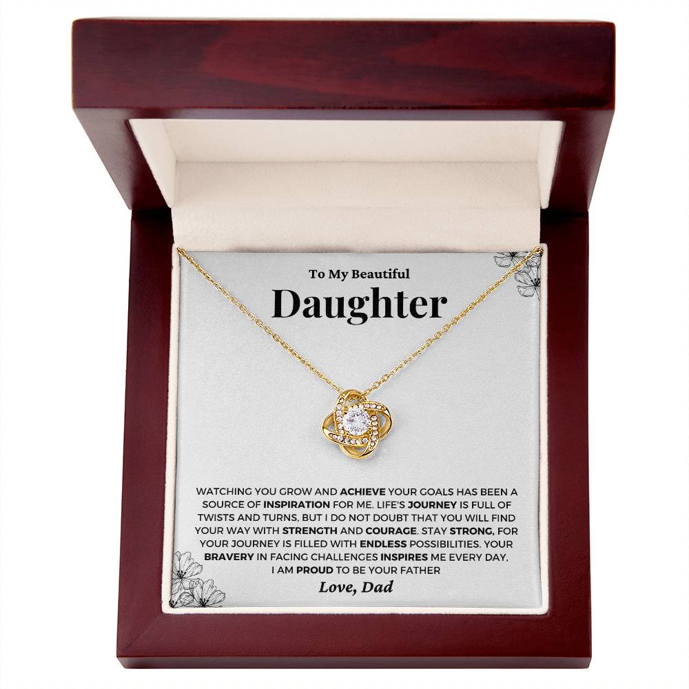 Gift For Daughter From Dad - I Am Proud To Be Your Father - JL0059