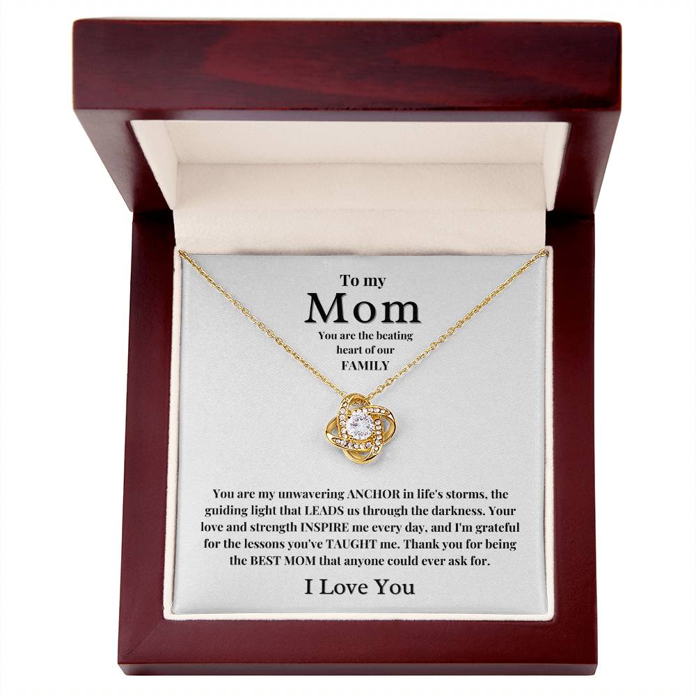Gift For Mom From Son or Daughter - You Are The Beating Heart Of Our Family - JL0060