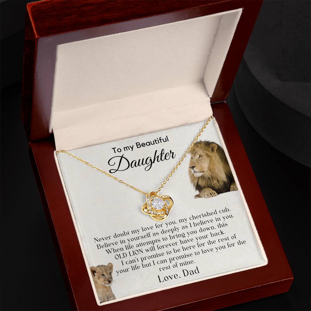 Gift For Dad To Daughter - My Cherished Cub - JL0007