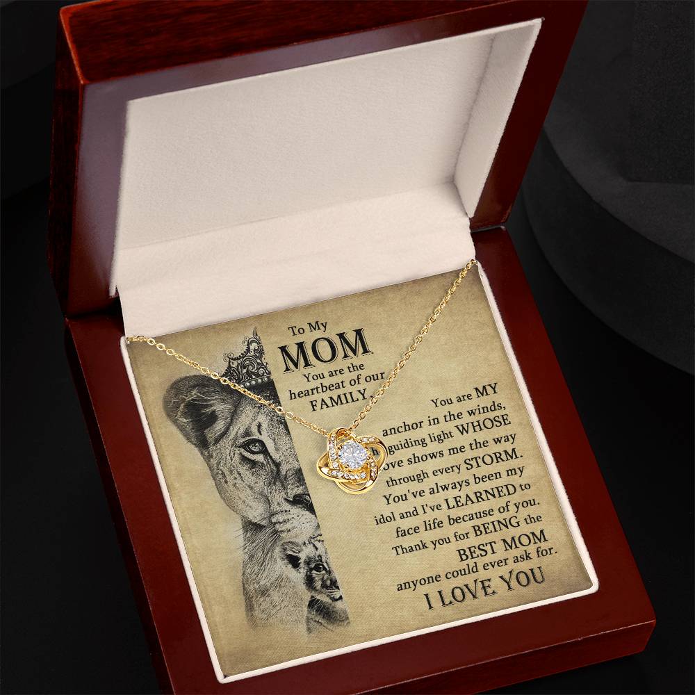 Gift for Mom From Son - You Are The Heartbeat Of Our Family