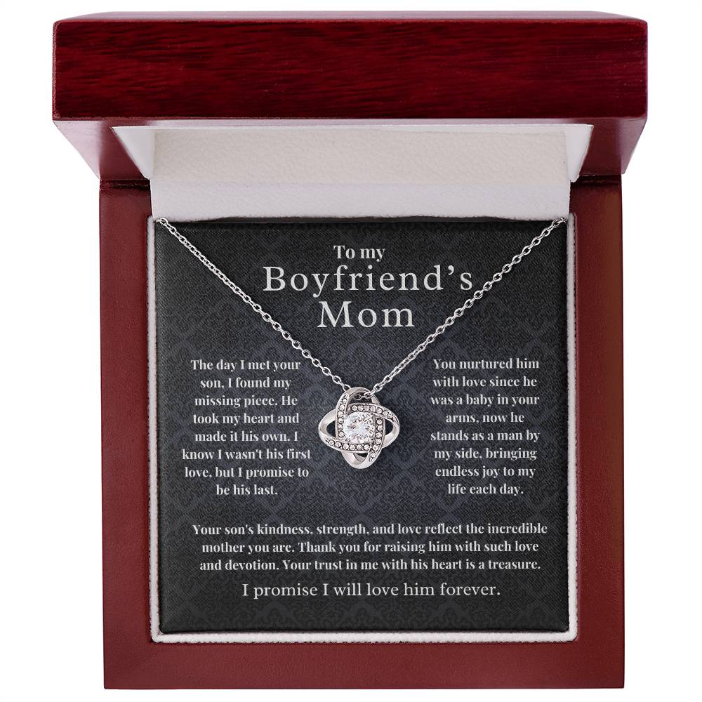 Gift For Boyfriends Mom - I Promise I will Love Him Forever - JL0069