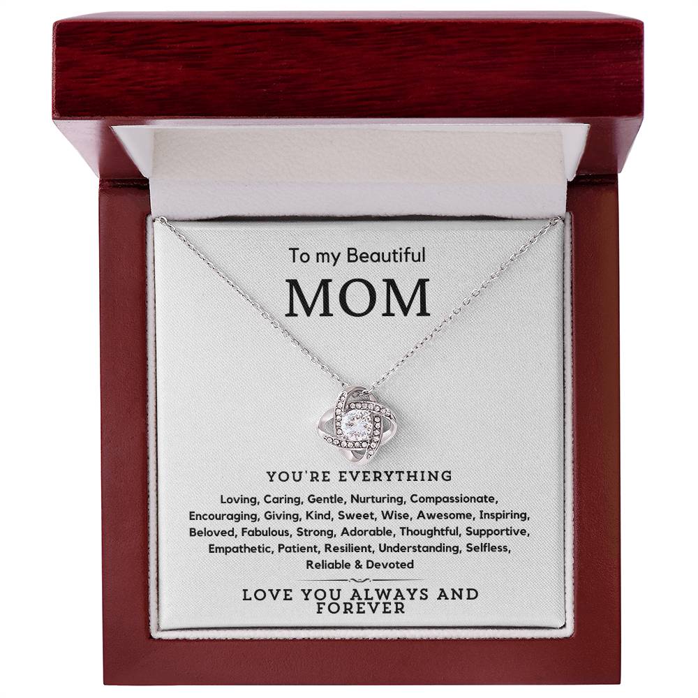 Gift For Mom From Daughter Or Son - You're Everything - JL0076
